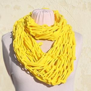 Yellow Jersey Scarf, Loop Scarf Infinity, T Shirt..