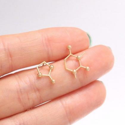 Molecule Earrings, Molecule Jewelry, Molecule..