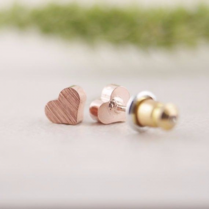 Heart Earrings, Love Studs, Gift For Her,..