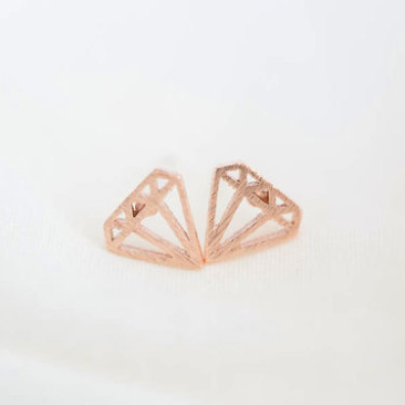 Diamond Shaped Earrings, Bridal Earrings, Gift For..