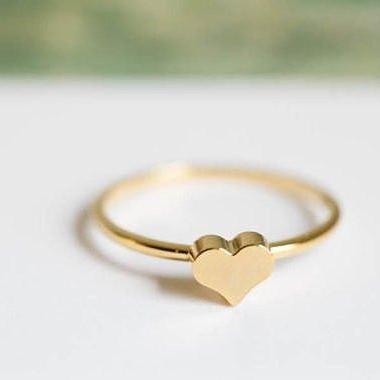 Heart Ring, Love Ring, Heart Promise Ring, Heart..