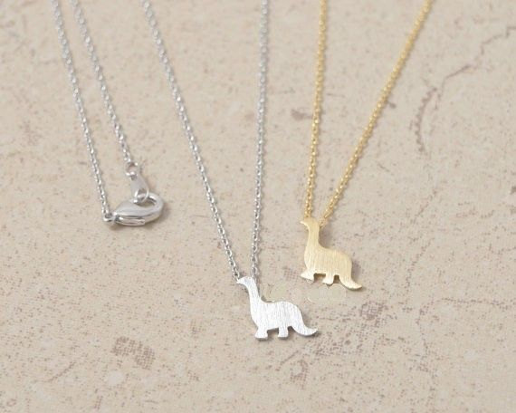 Cute Dinosaur Necklace, Dinosaur Jewelry, Animal Necklaces, Girls Necklaces, Unique Necklaces, Womens Necklace (n25)