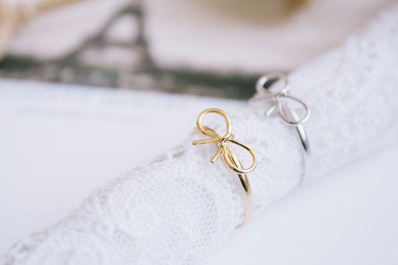 Infinity Bow Ring, Sister Ring, Knot Ring