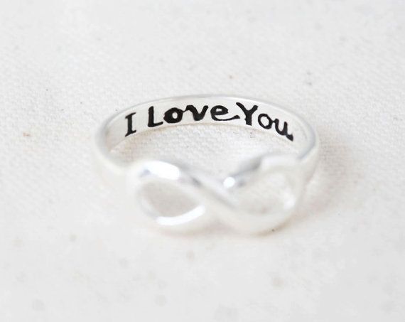 I Love You Ring, Valentines Day, Love Ring, Gift For Her