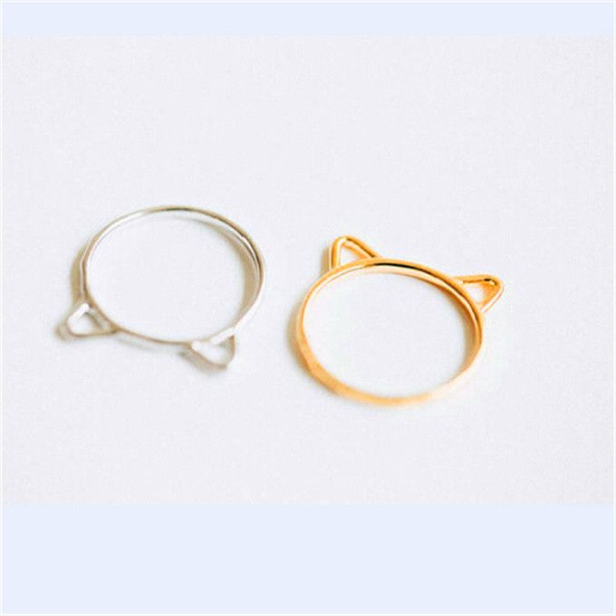 Cat Ears Ring, Animal Lover Jewelry, Kitty Ring